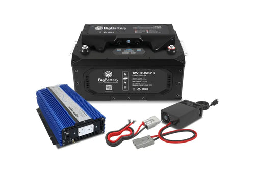 12V 1X Husky 2 INV Kit Aims + Charger Lithium Battery