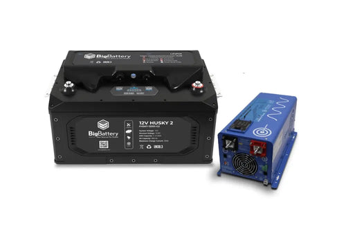 12V 1X Husky 2 INV Kit Aims Lithium Battery