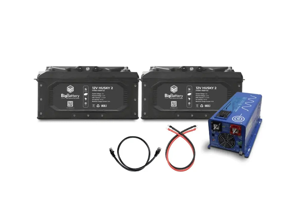 12V 2X Husky 2 Kit Aims Lithium Battery
