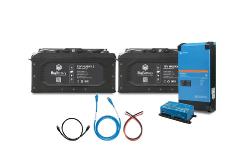 12V 2X Husky 2 Kit Victron Lithium Battery
