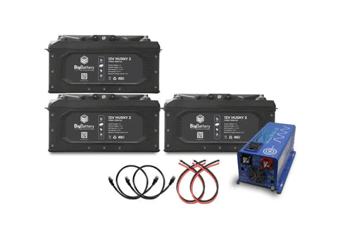 12V 3X Husky 2 Kit Aims Lithium Battery