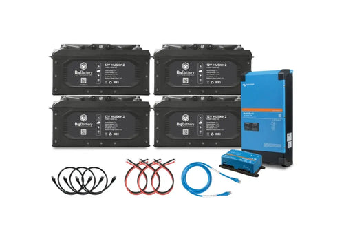 12V 4X Husky 2 Kit Victron Lithium Battery