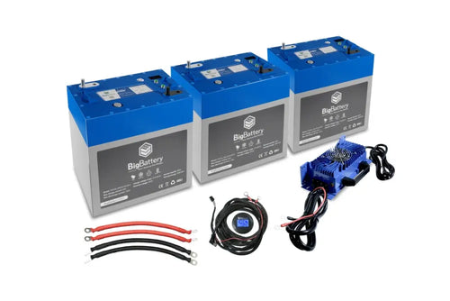 24V - 192Ah - 4.89kWh LiFePO4 - 3X Eagle 2 Kit Marine Lithium Battery