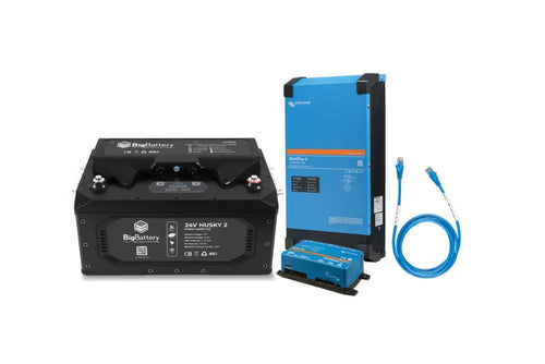 24V - 200Ah - 5.12kWh LiFePO4 - 1X Husky 2 INV Kit – Victron Lithium Marine Battery