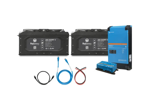 24V - 400Ah - 10.24kWh LiFePO4 - 2X Husky 2 Kit – Victron Lithium Marine Battery