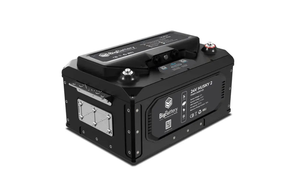 24V - 600Ah - 15.36kWh LiFePO4 - 3X Husky 2 Kit RV’s & Camper Vans Lithium Marine Battery