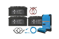 24V - 600Ah - 15.36kWh LiFePO4 - 3X Husky 2 Kit Victron Lithium Marine Battery