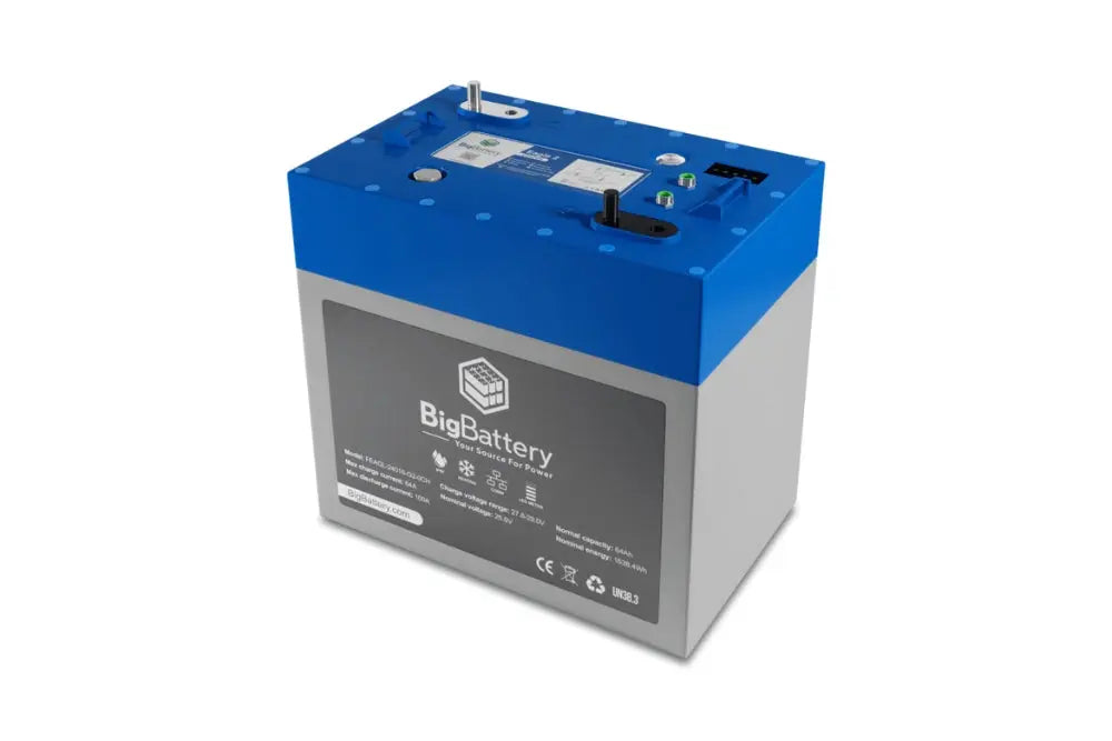 24V - 64Ah - 1.63kWh LiFePO4 - Eagle 2 Lithium Marine Battery