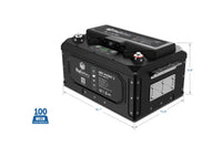 48V - 100Ah - 5.12kWh LiFePO4 - Husky 2 PWR | 5.12Kwh LiFePO4 – High Power | Golf Cart | UTV | Industrial Lithium Marine Battery