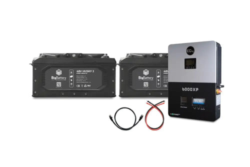 48V 2X Husky 2 INV Kit – EG4 6K OFF-Grid Inverter Lithium Marine Battery