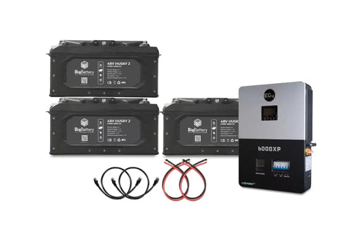 48V - 3X Husky 2 Kit – EG4 6K OFF-Grid Inverter Lithium Marine Battery