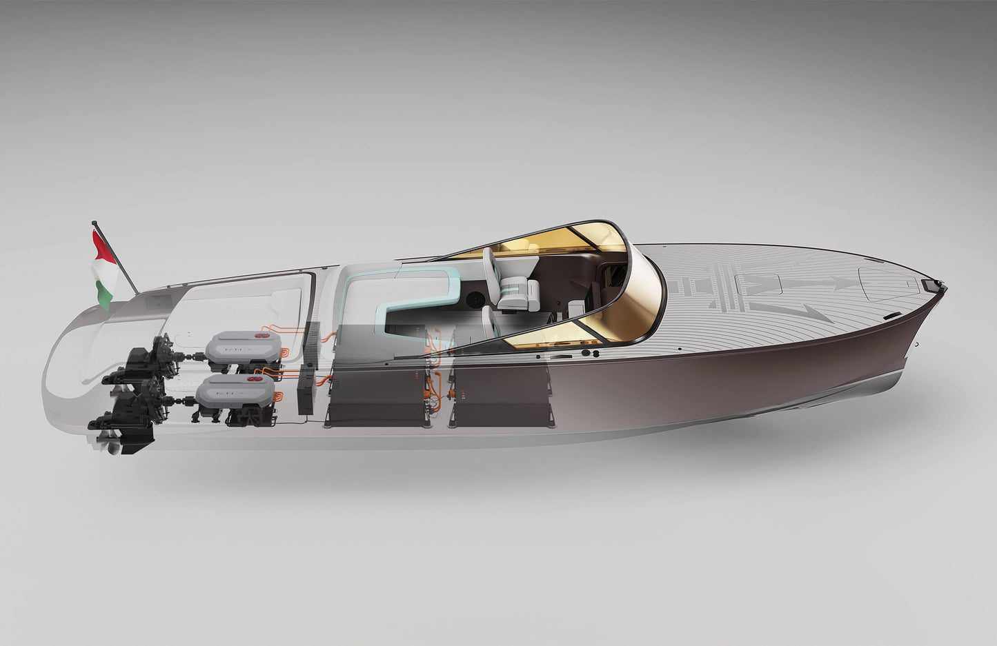 Vita Power Maserati Tridente Electric Boat