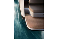 Arc Coast Electric Boat Close-up deck with water flowing around it