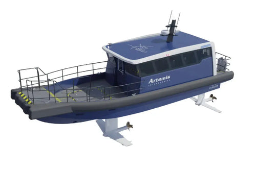 Artemis Technologies Electric CTV Boat