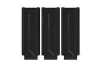 Flux Flagship Discover Electric Boat Three black metal grates on a white background