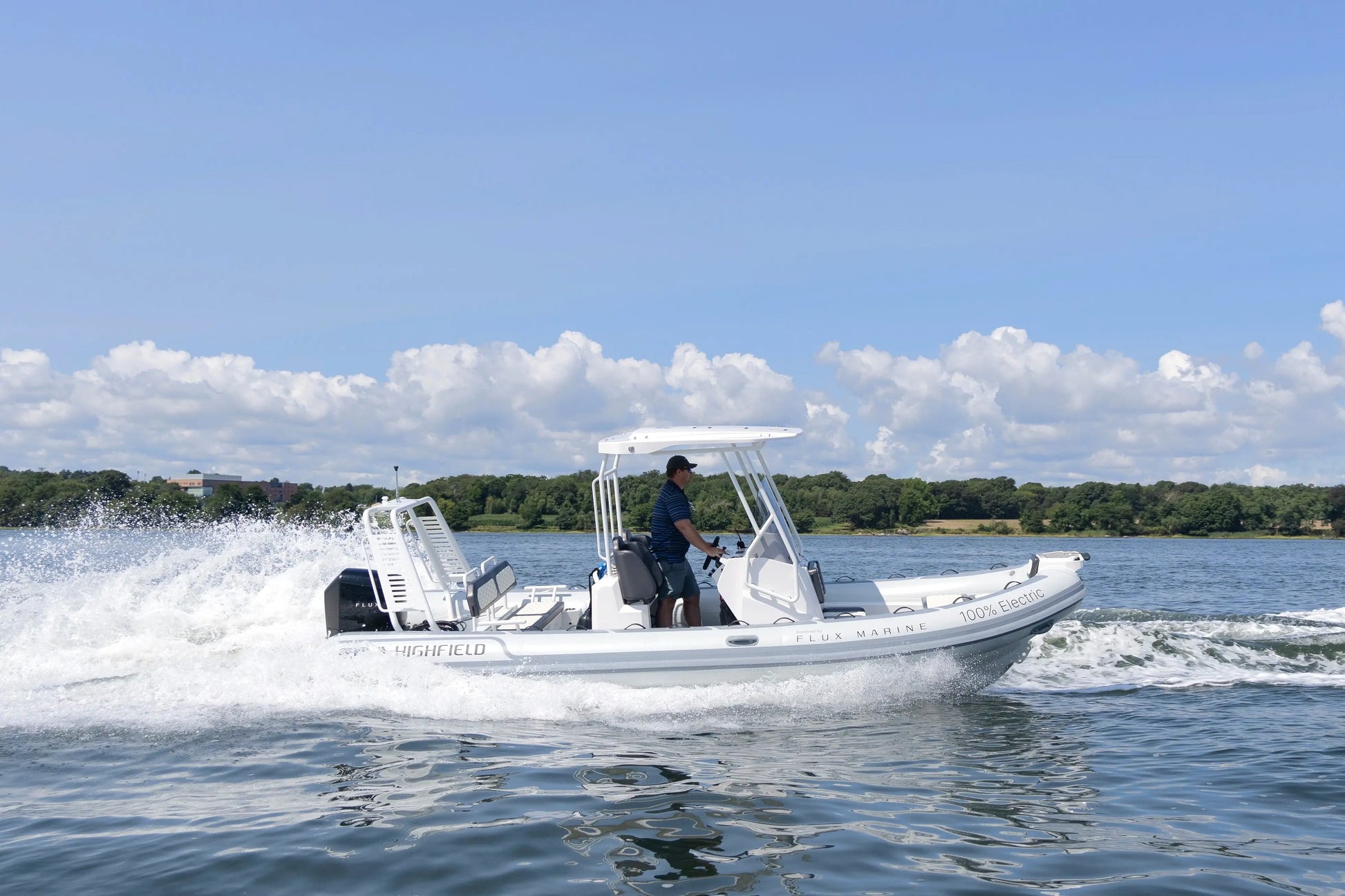 Flux Marine Highfield 600 Electric Boat Flux Marine