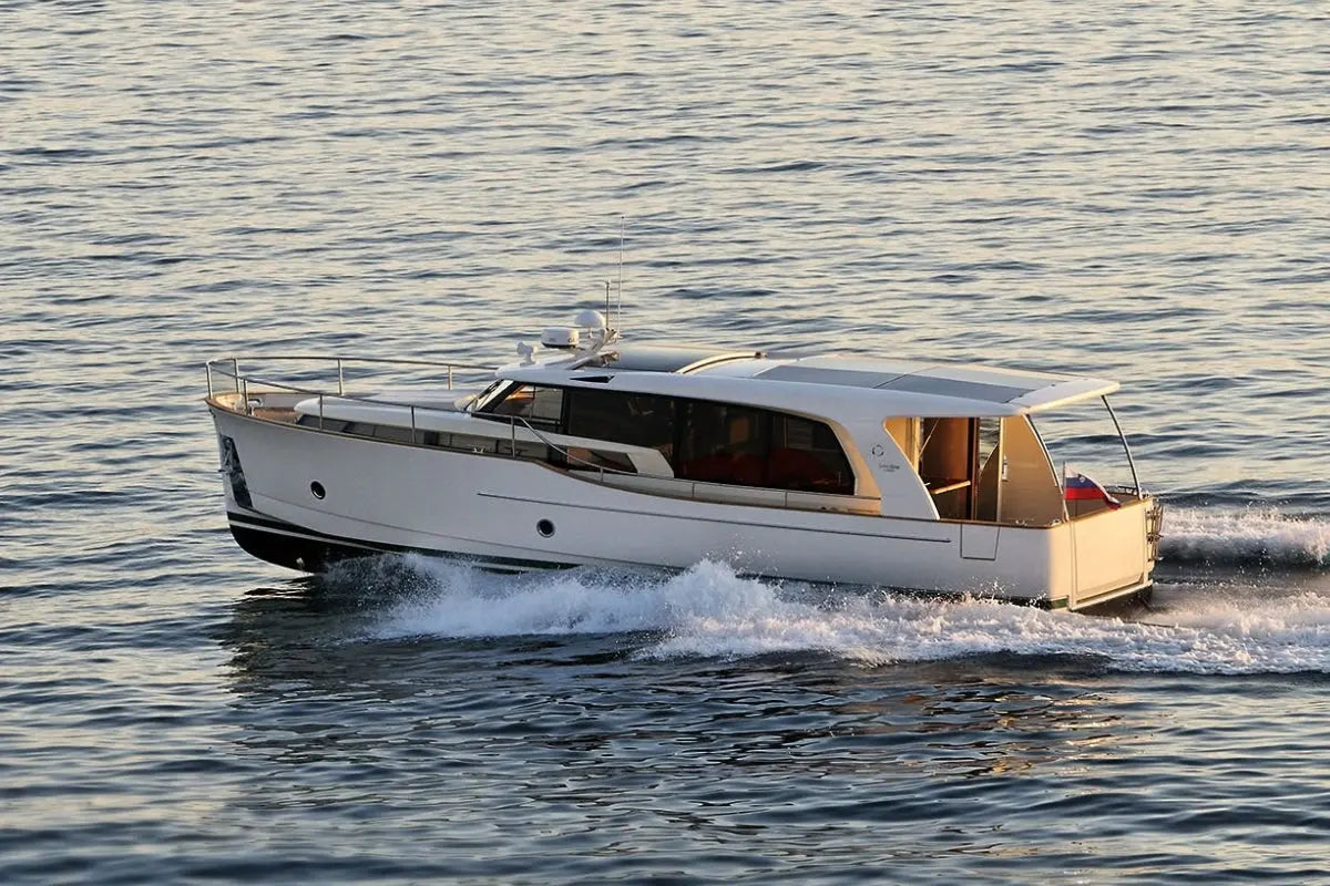 Greenline 40 Electric Yacht on a body of water