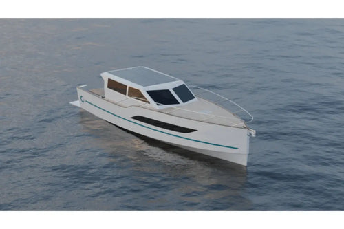 Nova Luxe Orphie 39 Electric Boat on a body of water