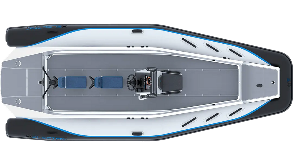 Pulse 63 Electric Boat Top View