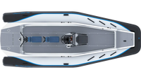 Pulse 63 Electric Boat Top View