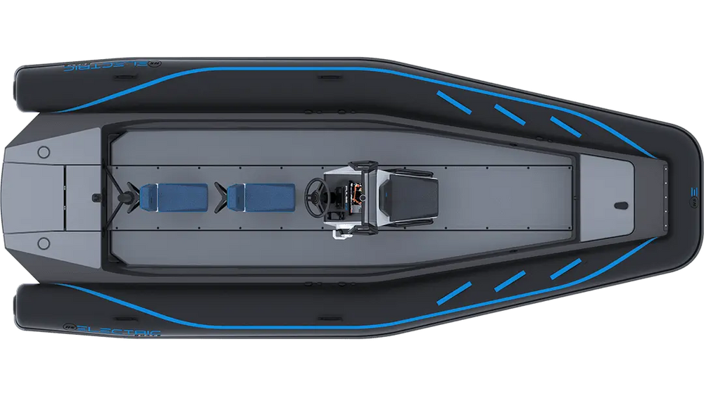 Pulse 63 Electric Coach Boat Top View