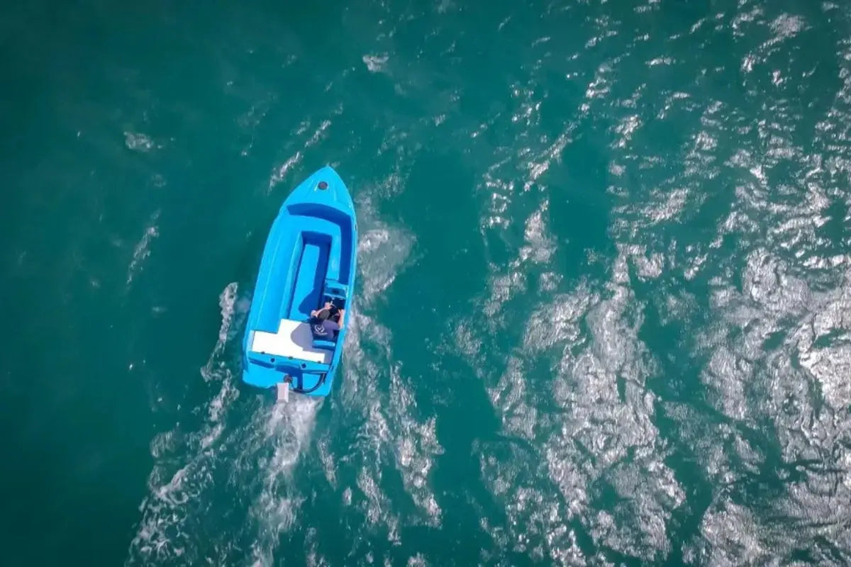 Vision Phantom Electric Boat on a body of water