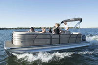 Vision V17 Electric Boat with people on a lake
