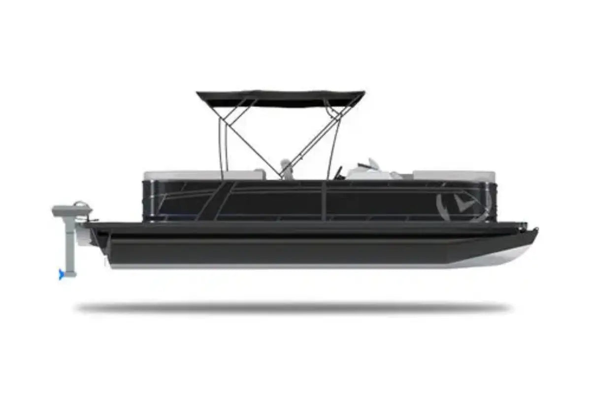 Vision WX Tritoon Electric Boat on a white background