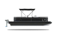 Vision WX Tritoon Electric Boat on a white background