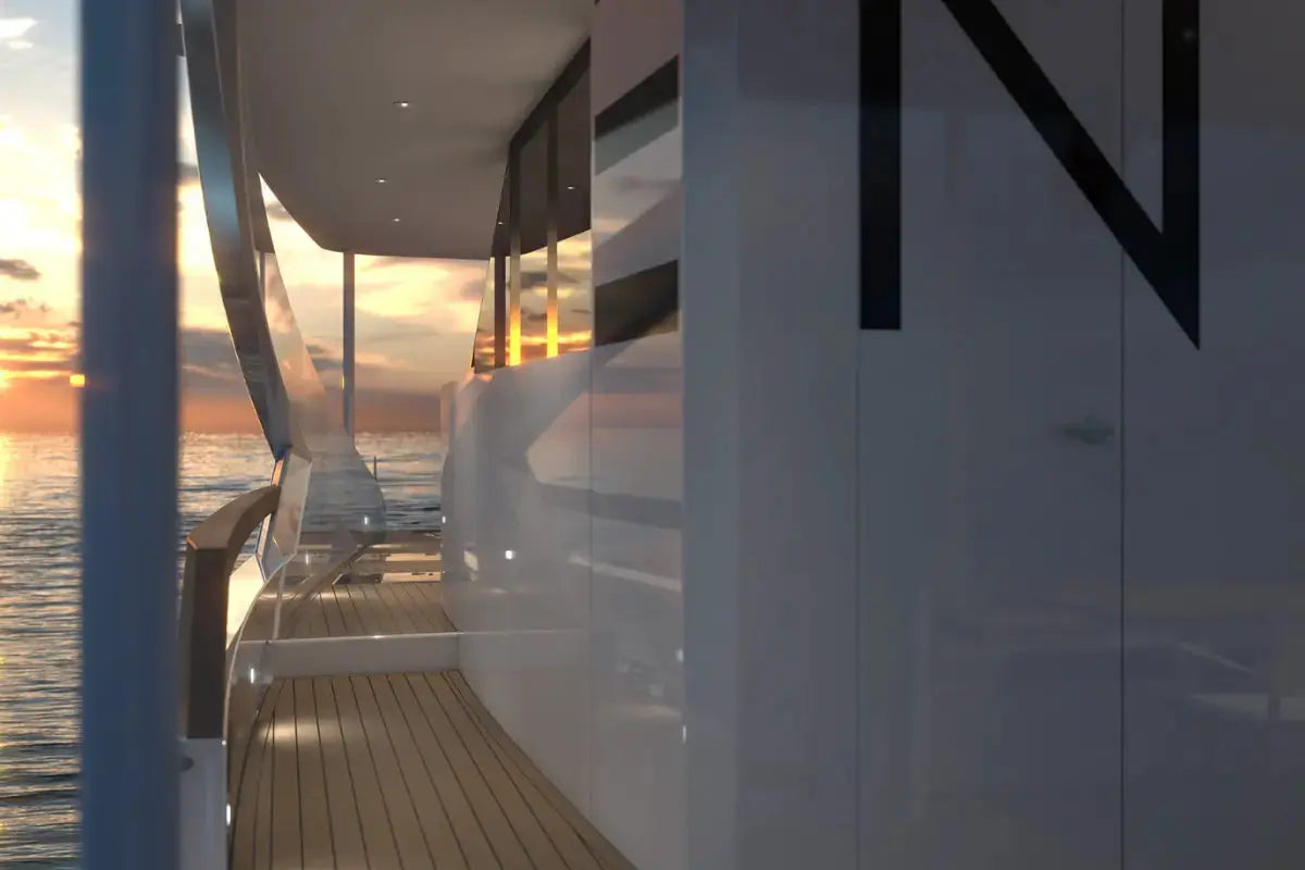 zen50_electric_catamaran_at_sunset
