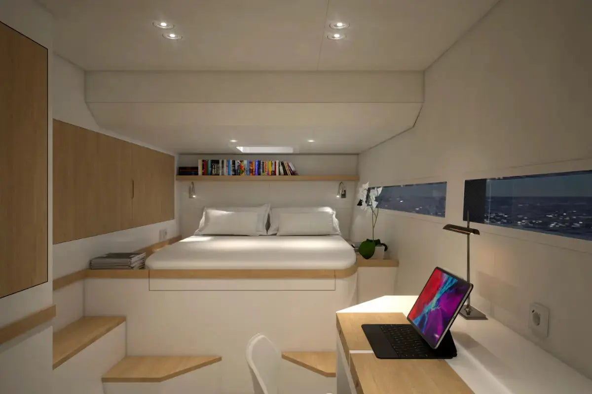 zen50_electric_catamaran_bedroom