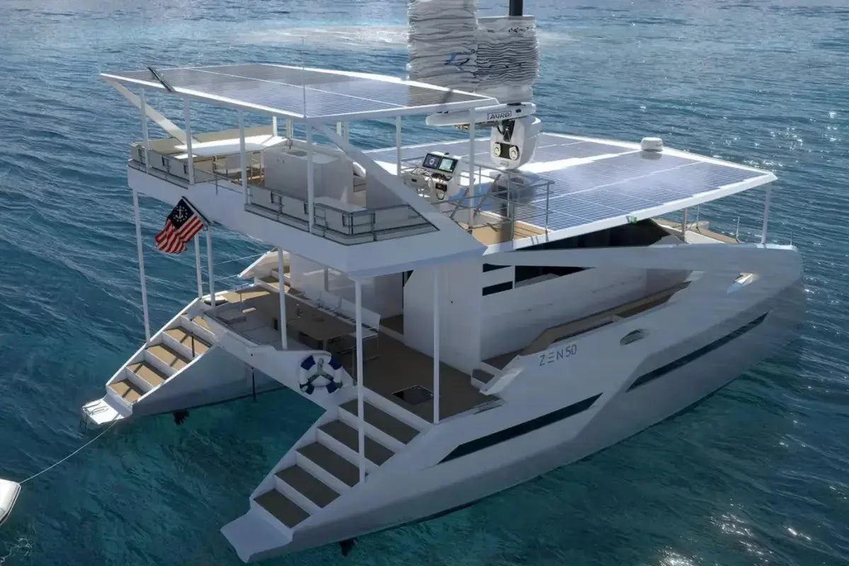 zen50_electric_catamaran_on_water